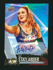 Kris Statlander [Autograph] Wrestling Cards 2021 Upper Deck AEW Prices