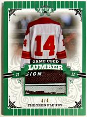 Theoren Fleury [Emerald] #GUL-TF1 Hockey Cards 2021 Leaf Lumber Game Used Prices