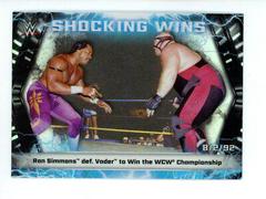 Ron Simmons Wrestling Cards 2020 Topps WWE Chrome Shocking Wins Prices