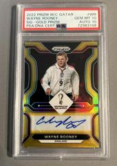 Wayne Rooney [Gold] #S-WR Soccer Cards 2022 Panini Prizm World Cup Signatures Prices