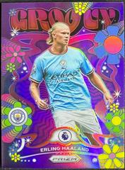 Erling Haaland #16 Soccer Cards 2022 Panini Prizm Premier League Groovy Prices