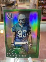 Dwight Freeney [Black Refractor] Football Cards 2002 Topps Chrome Prices