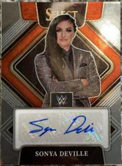 Sonya Deville [Red Wave Prizm] #SG-SDV Wrestling Cards 2022 Panini Select WWE Signatures Prices