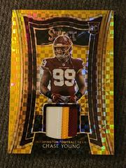 Chase Young [Gold Prizm] Football Cards 2020 Panini Select Rookie Swatches Prices