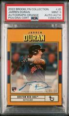 Jarren Duran [Orange] Baseball Cards 2022 Topps Brooklyn Collection Autographs Prices