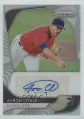 Aaron Civale [Silver Prizm] Baseball Cards 2020 Panini Prizm Rookie Autographs Prices