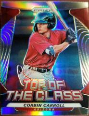 Corbin Carroll [Silver Prizm] #TOC-16 Baseball Cards 2020 Panini Prizm Top of the Class Prices