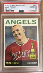 Mike Trout [No Hat] Baseball Cards 2013 Topps Heritage Prices