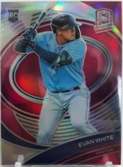 Evan White [Neon Pink] #105 Baseball Cards 2021 Panini Spectra Prices