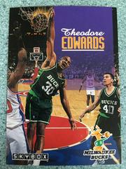 Theadore Edwards #364 Basketball Cards 1992 Skybox Prices