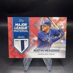 Austin Meadows [Red] #MLM-AM Baseball Cards 2022 Topps Major League Material Relics Prices