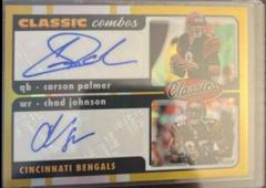 Carson Palmer, Chad Johnson [Signature] #CC-15 Football Cards 2022 Panini Classics Combos Prices