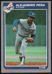 Alejandro Pena #379 Baseball Cards 1985 Fleer Prices