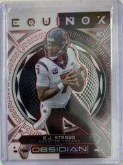 C.J. Stroud [Red Electric Etch] #10 Football Cards 2023 Panini Obsidian Equinox Prices