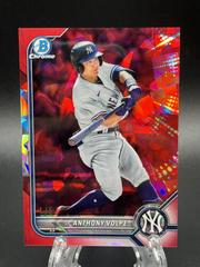 Anthony Volpe [Sapphire Red] #BDC-68 Baseball Cards 2022 Bowman Draft Chrome Prices