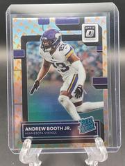 Andrew Booth Jr. [Fire] #264 Football Cards 2022 Panini Donruss Optic Prices