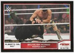 Alberto Del Rio #30 Wrestling Cards 2014 Topps WWE Road to Wrestlemania Prices