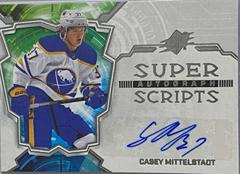 Casey Mittelstadt Hockey Cards 2022 SPx Superscripts Autographs Prices