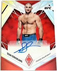 Sean Strickland [Red] #PX-SSK Ufc Cards 2023 Panini Chronicles UFC Phoenix Autographs Prices