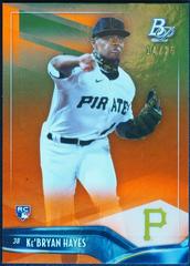 Ke'Bryan Hayes [Orange] #51 Baseball Cards 2021 Bowman Platinum Prices