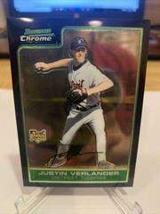Justin Verlander #217 Baseball Cards 2006 Bowman Chrome Prices