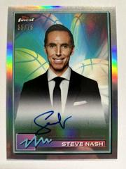 Steve Nash [Refractor] #FA-SN Basketball Cards 2021 Topps Finest Autographs Prices
