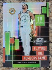 Tyrese Haliburton #21 Basketball Cards 2022 Panini Contenders Optic Playing the Numbers Game Prices