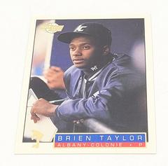 Brien Taylor #115 Baseball Cards 1993 Fleer Excel Prices