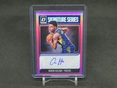 Aaron Holiday [Autograph Pink] #176 Basketball Cards 2018 Panini Donruss Optic Prices