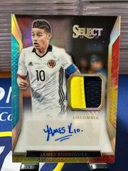 James Rodriguez [Tie Dye] Soccer Cards 2016 Panini Select Jersey Autographs Prices