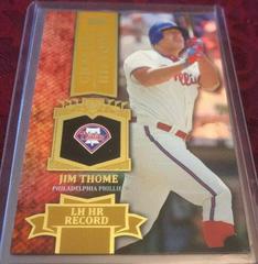 Jim Thome [Holofoil Gold] #CH-39 Baseball Cards 2013 Topps Chasing History Prices