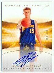 Andris Biedrins Autograph Basketball Cards 2004 SP Authentic Prices