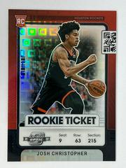 Josh Christopher [Black Pandora] #5 Basketball Cards 2021 Panini Contenders Optic Rookies Prices