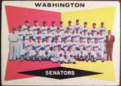 Senators Team #43 Baseball Cards 1960 Topps Prices