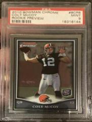 Colt McCoy #BCR8 Football Cards 2010 Bowman Chrome Rookie Preview Prices