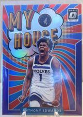 Anthony Edwards [Purple] Basketball Cards 2021 Panini Donruss Optic My House Prices