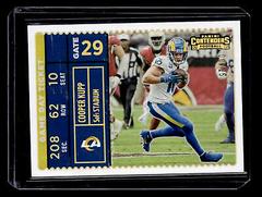 Cooper Kupp [Gold] #GDT-CKU Football Cards 2022 Panini Contenders Game Day Ticket Prices