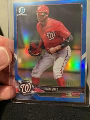 Juan Soto [Blue Refractor] #BCP-52 Baseball Cards 2018 Bowman Chrome Prospects Prices