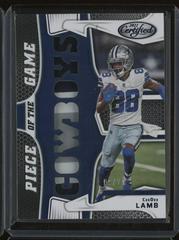 CeeDee Lamb [Purple] Football Cards 2022 Panini Certified Piece of the Game Prices