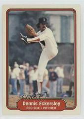 Dennis Eckersley #292 Baseball Cards 1982 Fleer Prices