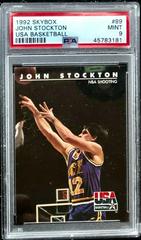 John Stockton #89 Basketball Cards 1992 Skybox USA Prices