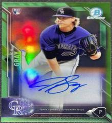Jon Gray [Green Refractor] Baseball Cards 2016 Bowman Chrome Rookie Autographs Prices