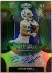 Evan Hull [Green] #RRCS-15 Football Cards 2023 Panini Certified Rookie Roll Call Signatures Prices