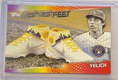 Christian Yelich [Gold] Baseball Cards 2022 Topps Flashiest Feet Prices