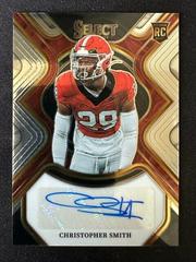 Christopher Smith #RS-CHS Football Cards 2023 Panini Select Draft Picks Rookie Signatures Prices