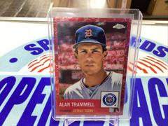 Alan Trammell [Red] #188 Baseball Cards 2022 Topps Chrome Platinum Anniversary Prices