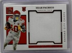 Isiah Pacheco #SS-38 Football Cards 2022 Panini Encased Substantial Rookie Swatches Prices