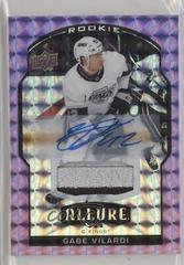 Gabe Vilardi [Purple Diamond Autograph Patch] #75 Hockey Cards 2020 Upper Deck Allure Prices