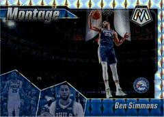 Ben Simmons [Mosaic] Basketball Cards 2019 Panini Mosaic Montage Prices