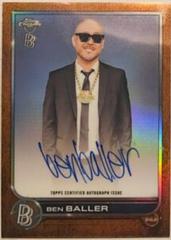 Ben Baller [Orange] Baseball Cards 2022 Topps Chrome Ben Baller Autographs Prices